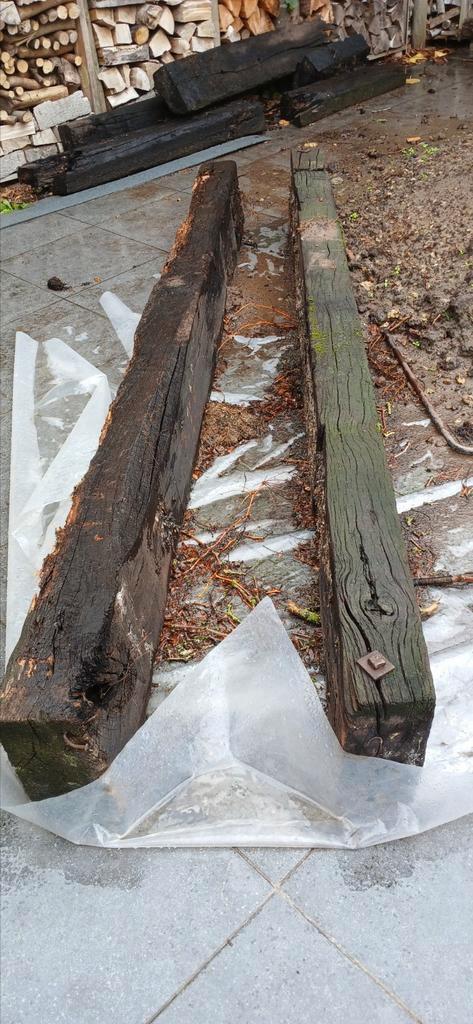 Trein bilzen, Tuin en Terras, Palen, Balken en Planken, Balken, Ophalen