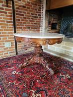 Antieke ronde salontafel, Antiek en Kunst, Ophalen