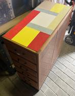 Kast met 6 laden van 60 cm diep massief hout 31 breed x 65 L, Huis en Inrichting, Ophalen, Gebruikt