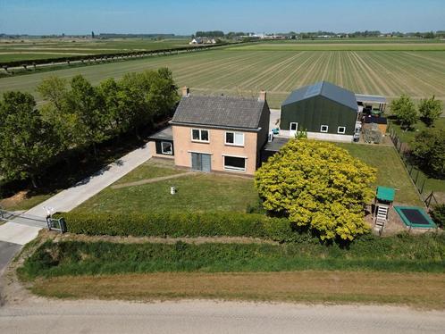 Vrijstaande woning met loods in de polder, Immo, Huizen en Appartementen te koop