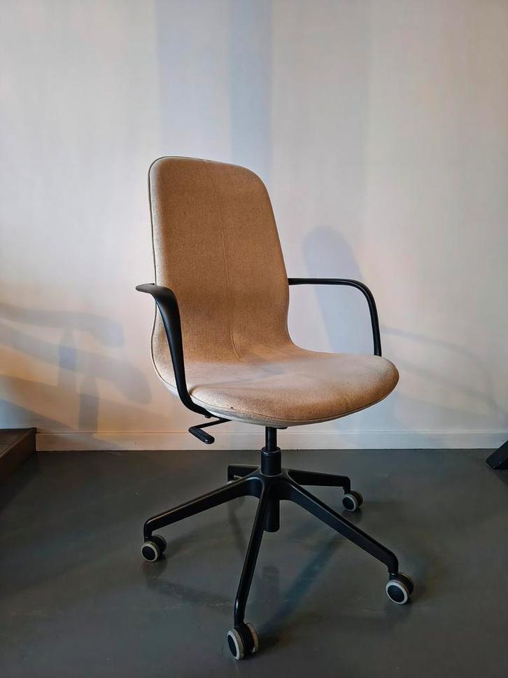 Bureaustoel, Huis en Inrichting, Bureaustoelen, Zo goed als nieuw, Bureaustoel, Beige, Ophalen