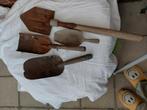 4 scheppen,  1 legerschep, Antiek en Kunst, Antiek | Gereedschap en Instrumenten, Ophalen of Verzenden