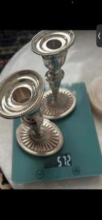 Kandelaar solid Zilveren Antiek Londen Keurmerken ca. 1911, Ophalen of Verzenden, Zilver