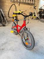 14 inch kinderfiets + accessoires: balansstang & zijwieltjes, Ophalen, Zo goed als nieuw, Zijwieltjes