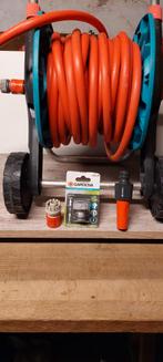 Gardena slangenwagen set - slang- sproeier koppelingen NIEUW, Tuin en Terras, Ophalen, Nieuw, Tuinslang