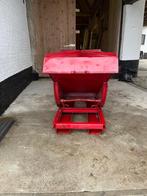 Kiepbak voor heftruck met deksel, Ophalen