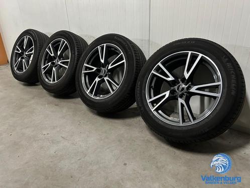 6mm! Originele Audi Q5 SQ5 80A 19 inch antraciete velgen 5x1, Auto-onderdelen, Banden en Velgen, Banden en Velgen, Zomerbanden