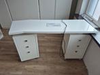 Nageltafel met afzuigsinstallatie, Huis en Inrichting, Bureaus, Ophalen, Gebruikt