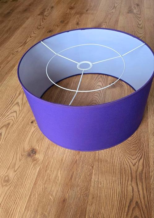 Abat-jour mauve 50cm, Huis en Inrichting, Lampen | Lampenkappen, Zo goed als nieuw, Ophalen