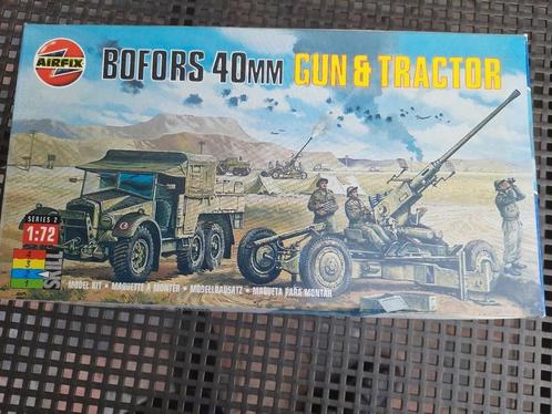 Kit AIRFIX 1/72: CANON BOFORS 40mm + TRACTEUR *NEUF*, Hobby & Loisirs créatifs, Modélisme | Voitures & Véhicules, Neuf, Airfix