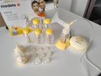 Medela Swing borstkolf set + 2 calma's + 6 flessen, Ophalen of Verzenden, Gebruikt, Borstkolf