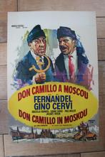 filmaffiche Fernandel Don Camillo a Moscow 1965 filmposter, Comme neuf, Cinéma et TV, Enlèvement ou Envoi, Rectangulaire vertical