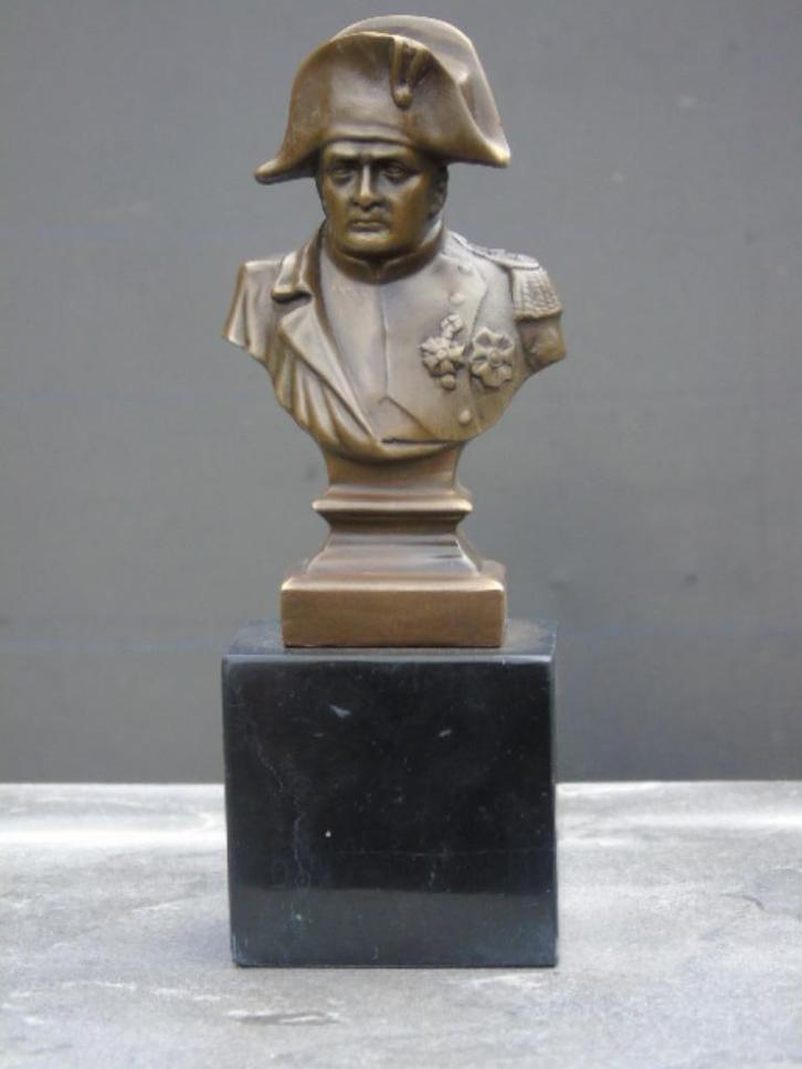 Napoleon-buste op bronzen gesigneerde basis, CANOVA, Antiek en Kunst, Antiek | Brons en Koper, Brons, Ophalen