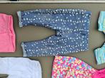 blauwe broek met bloemen Zara 6-9m/74cm, Ophalen of Verzenden, Zo goed als nieuw