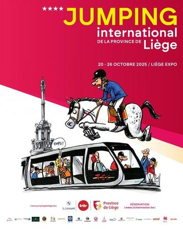 2 e-tickets Jumping International de Liège 24/10 beschikbaar voor biedingen