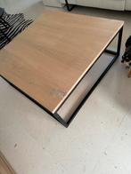 EIKEN SALONTAFEL 100cm x 100cm, Ophalen, Zo goed als nieuw
