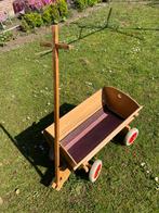 Houten trolley met lekvrije wielen, Ophalen, Zo goed als nieuw