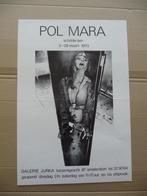 POL MARA - ZELDZAME AFFICHE GALERIE JURKA AMSTERDAM 1973, Ophalen of Verzenden