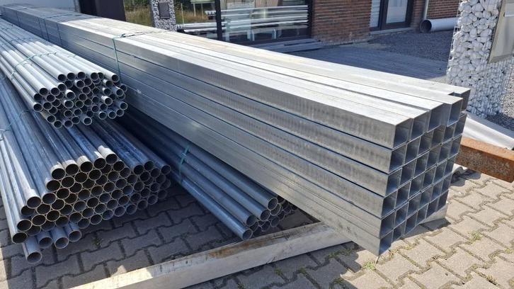 Promo! Galva buizen, palen 2mm dik tot 678cm lang, Tuin en Terras, Palen, Balken en Planken, Nieuw, Palen, Ophalen