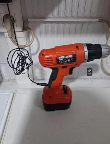 Accu boormachine black & decker, Enlèvement, Utilisé, Perceuse