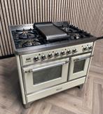 Prachtige Boretti Majestic Crème 100cm Gas/Electro + Frytop, Hete lucht, 60 cm of meer, Zo goed als nieuw, Gas