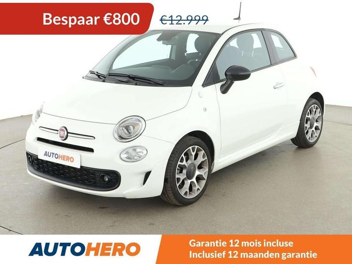 Fiat 500 1.0 Mild-Hybrid Hey Google (bj 2021), Auto's, Fiat, Te koop, ABS, Airbags, Airconditioning, Android Auto, Apple Carplay