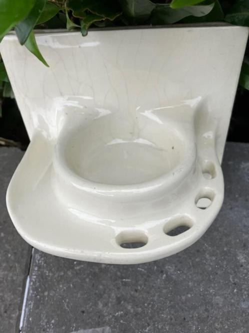OUDE TANDENBORSTELHOUDER HEMIKSEM ART DECO NIET GEBRUIKT., Huis en Inrichting, Badkamer | Badtextiel en Accessoires, Nieuw, Overige typen