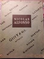 Oud gitaar oefenboek Nicolas Alfonso, 1960, Ophalen of Verzenden