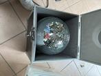 Spiegelbol met casing, Muziek en Instrumenten, Licht en Laser, Ophalen, Gebruikt, Discobol