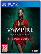 Neuf - Vampire : The Masquerade - Swansong PS4, Games en Spelcomputers, Games | Sony PlayStation 4, Ophalen of Verzenden, Nieuw