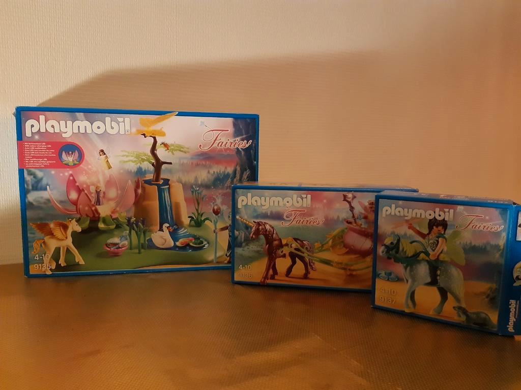 PLAYMOBIL 9136 Fairies - Fée Avec Carrosse Et Licorne 