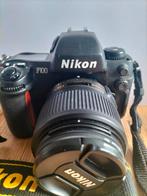 Nikon f100+nikkor sfs 35mm 1,8g+moteur mb15, TV, Hi-fi & Vidéo, Enlèvement ou Envoi, Comme neuf, Nikon