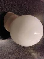 Wandlamp bol wit, Huis en Inrichting, Ophalen, Zo goed als nieuw, Glas