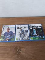 3 PS5 GAMES FIFA 22-23 EN FC 24 in nieuwstaat, Ophalen of Verzenden, Zo goed als nieuw
