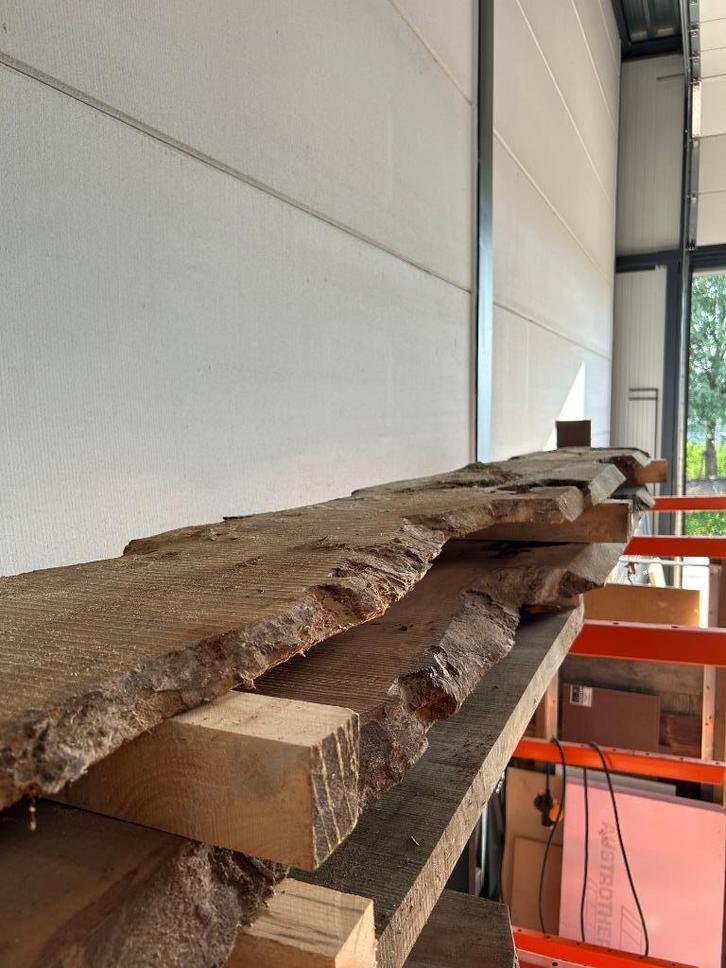 Schaaldelen kerselaar in 'bookmatch' 4m lang, Doe-het-zelf en Bouw, Hout en Planken, Ophalen