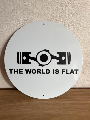 Plaque metallique flat six porsche, Enlèvement ou Envoi, Comme neuf
