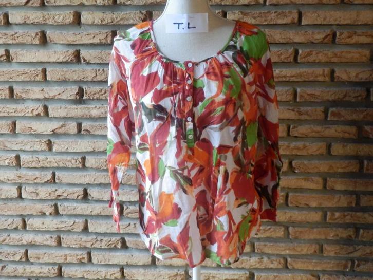 (149)- blouse femme t.40 rouge - samba -, Vêtements | Femmes, Blouses & Tuniques, Comme neuf, Taille 38/40 (M), Rouge, Enlèvement ou Envoi