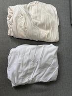 2 hoeslakens voor babybedje, Ophalen, Wit