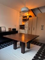 Vierkante eettafel, Huis en Inrichting, Ophalen, Gebruikt, Vierkant, Vijf personen of meer