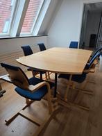 Eettafel (vergadertafel) Stokke (Varier) 8 stoelen, Huis en Inrichting, Ophalen