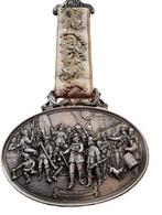 Duitse Tinnen Wandplaquette medallon Rembrandt van Rijn, Antiek en Kunst, Ophalen of Verzenden