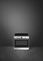 🔥Luxe Fornuis Smeg 90 cm rvs INDUCTIE 4 zones NIEUW, 60 cm of meer, Nieuw, Energieklasse A of zuiniger, Inductie