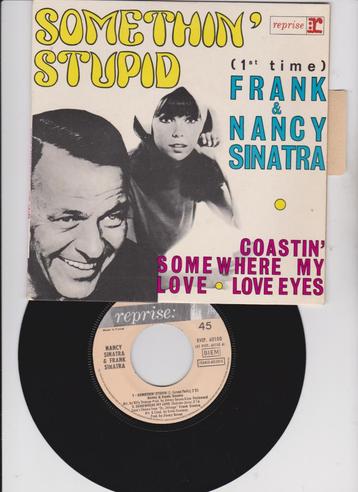 EP - Frank & Nancy Sinatra – Somethin' Stupid+3   1967 beschikbaar voor biedingen