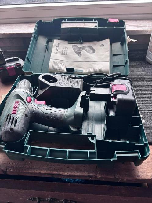 Bosch schroef-/boormachine PSR 12-2, Doe-het-zelf en Bouw, Gereedschap | Boormachines, Gebruikt, Boormachine, Ophalen
