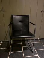 Eetkamerstoelen Arco Frame 6 stuks, Huis en Inrichting, Stoelen, Ophalen, Strak modern, Zwart, Leer