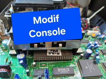 Reparatieservice + modding en restauratie van de console beschikbaar voor biedingen