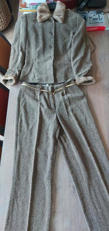 Mantelpak, Enlèvement ou Envoi, Biba, Brun, Costume ou Complet