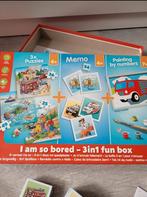 3 in 1 fun doos: puzzel, memo en schilderen, Ophalen of Verzenden, Nieuw