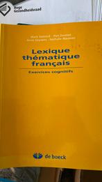 Lexique thematique francais, Zo goed als nieuw, Ophalen