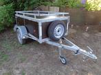 bagage aanhangwagen coc gegalvaniseerd L2m B1m 750kg, Ophalen, Gebruikt